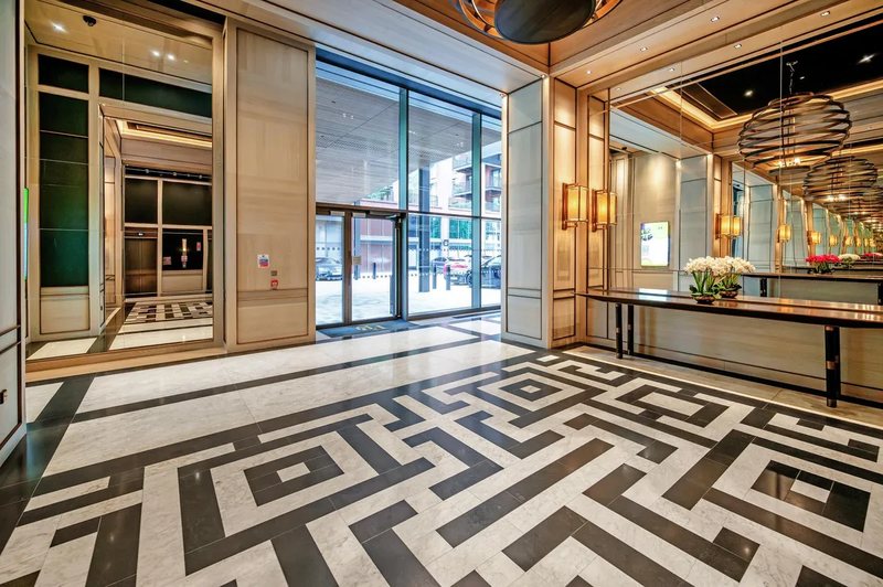 Residents' entrance lobby