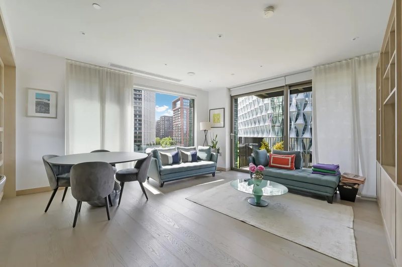 Living and dining area