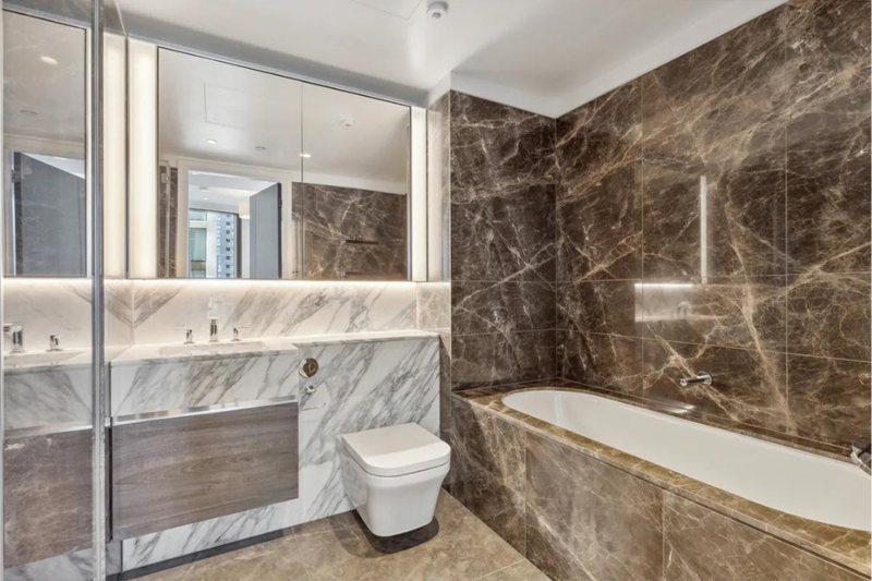 Bathroom with bath