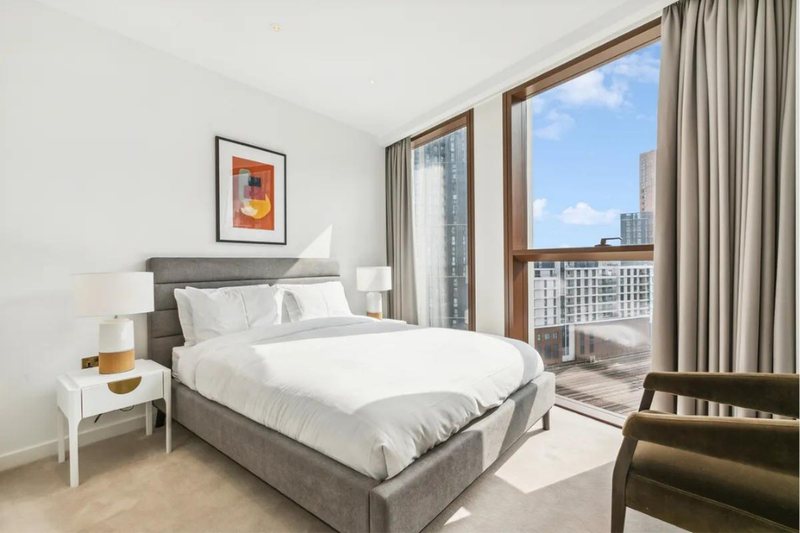 Bedroom with armchair