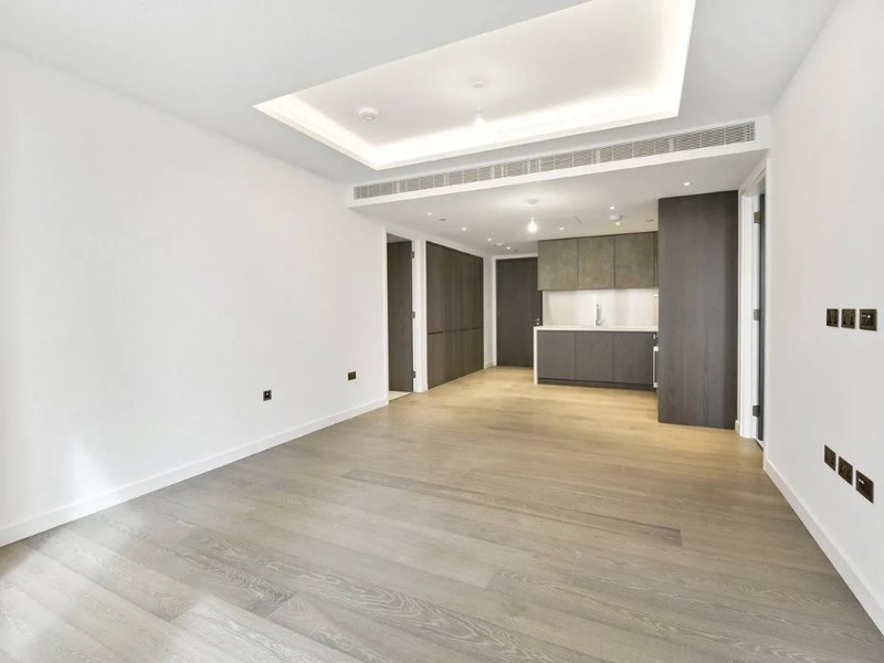 Living space looking towards the kitchen