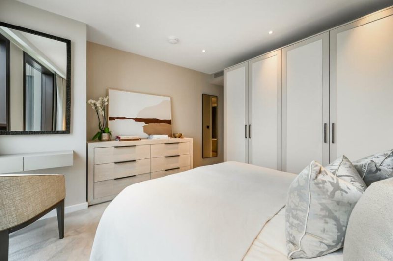 Bedroom with fitted wardrobes
