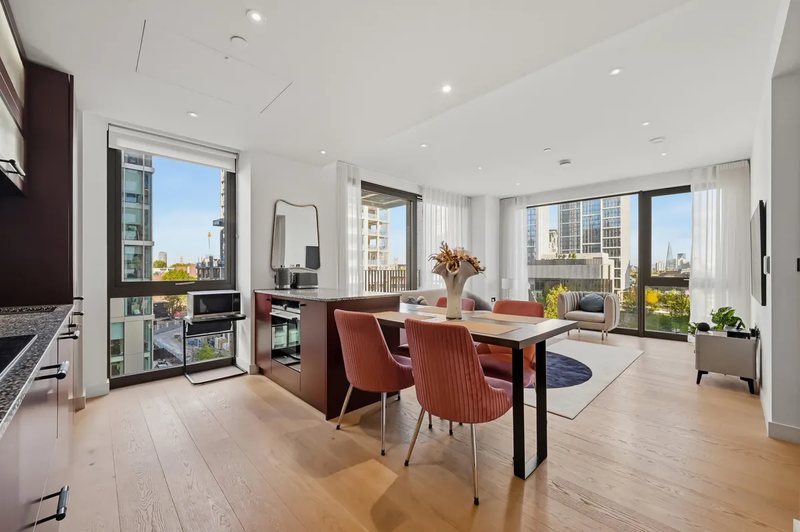 Dining area by the window