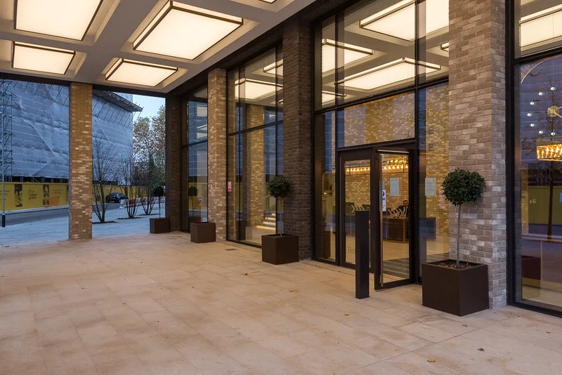 Residents' entrance lobby
