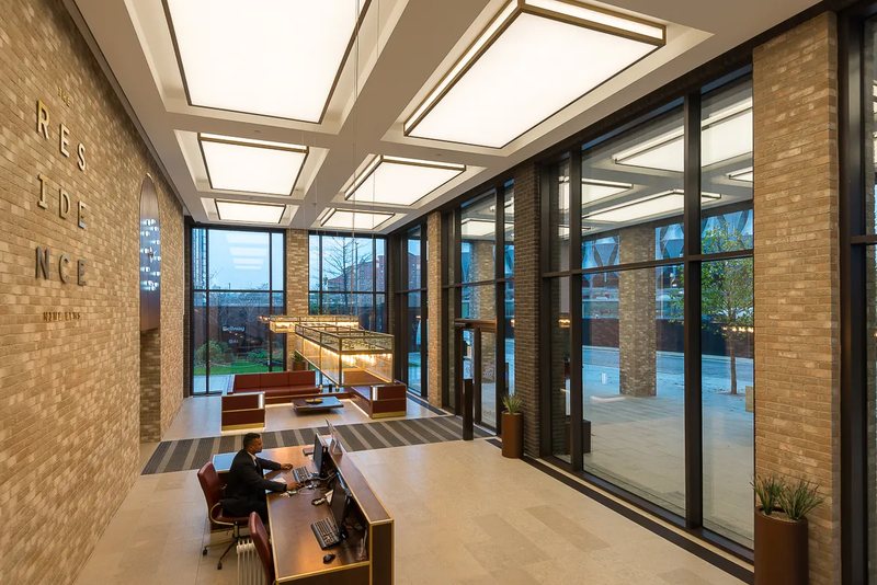Residents' lounge and workspace